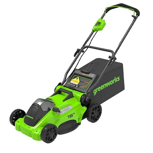 Газонокосилка GREENWORKS GD40LM16X 40v  41 см   без АКБ и ЗУ 