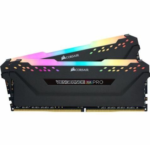 Оперативная память Corsair VENGEANCE RGB PRO (CMW16GX4M2Z3600C18) DIMM DDR4 16 ГБ - 2 шт, 3600 МГц