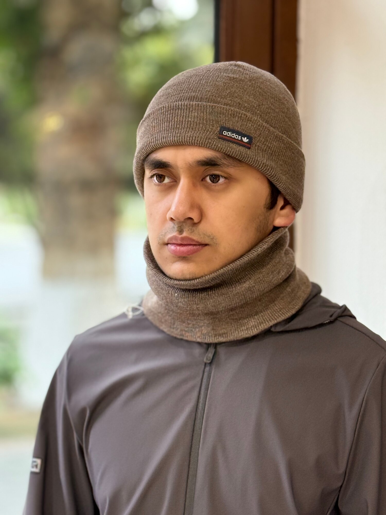 Шапка для мальчиков и мужчин, размер freesize, хаки — фото 1