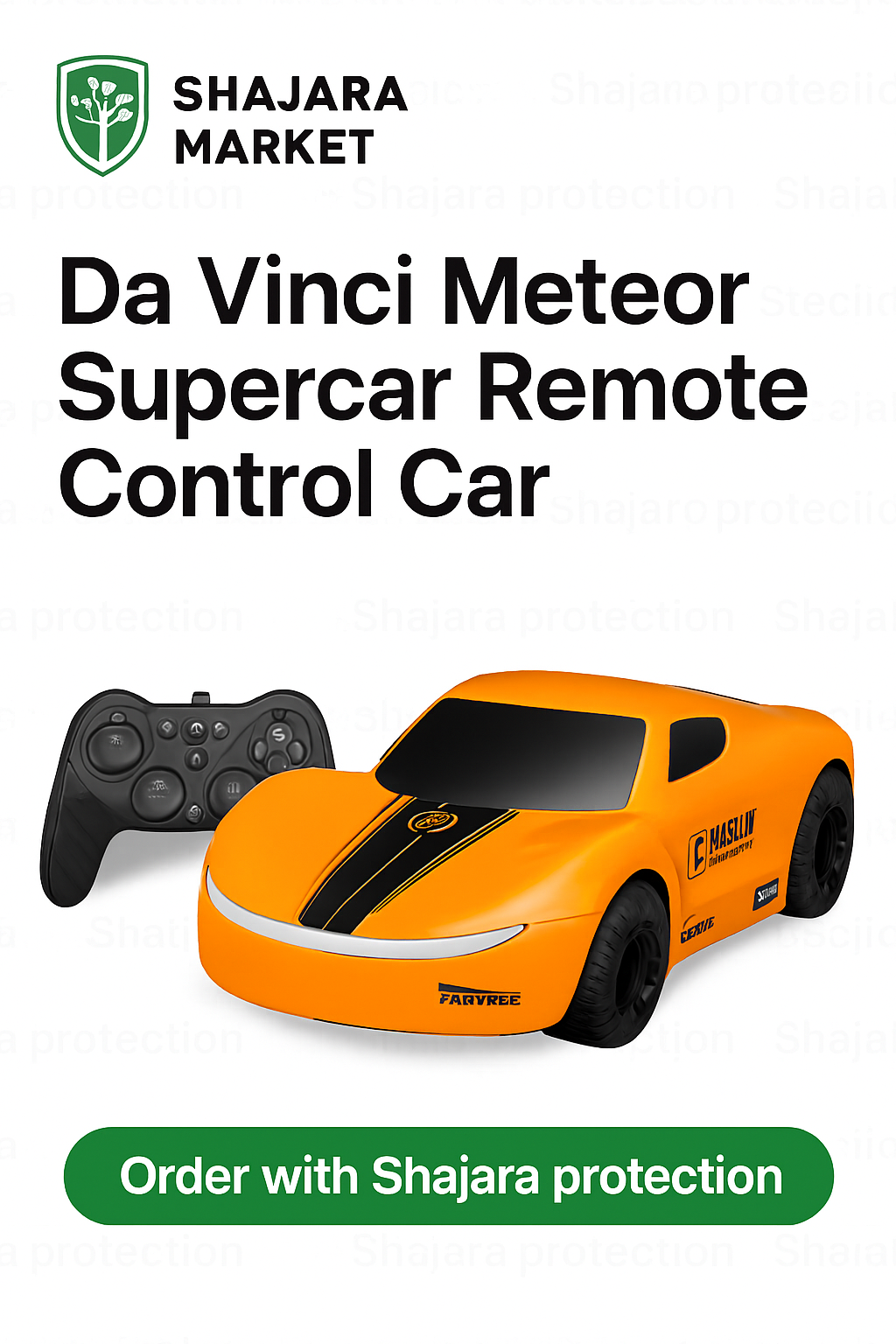 Радиоуправляемая машина Da Vinci Meteor Supercar, с дистанционным управлением