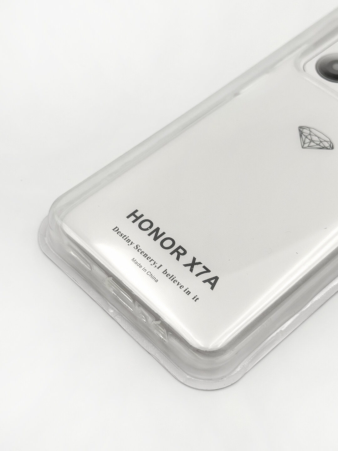 Чехол Honor TPU Case, для Honor X7b, прозрачный, ударопрочный — фото 1