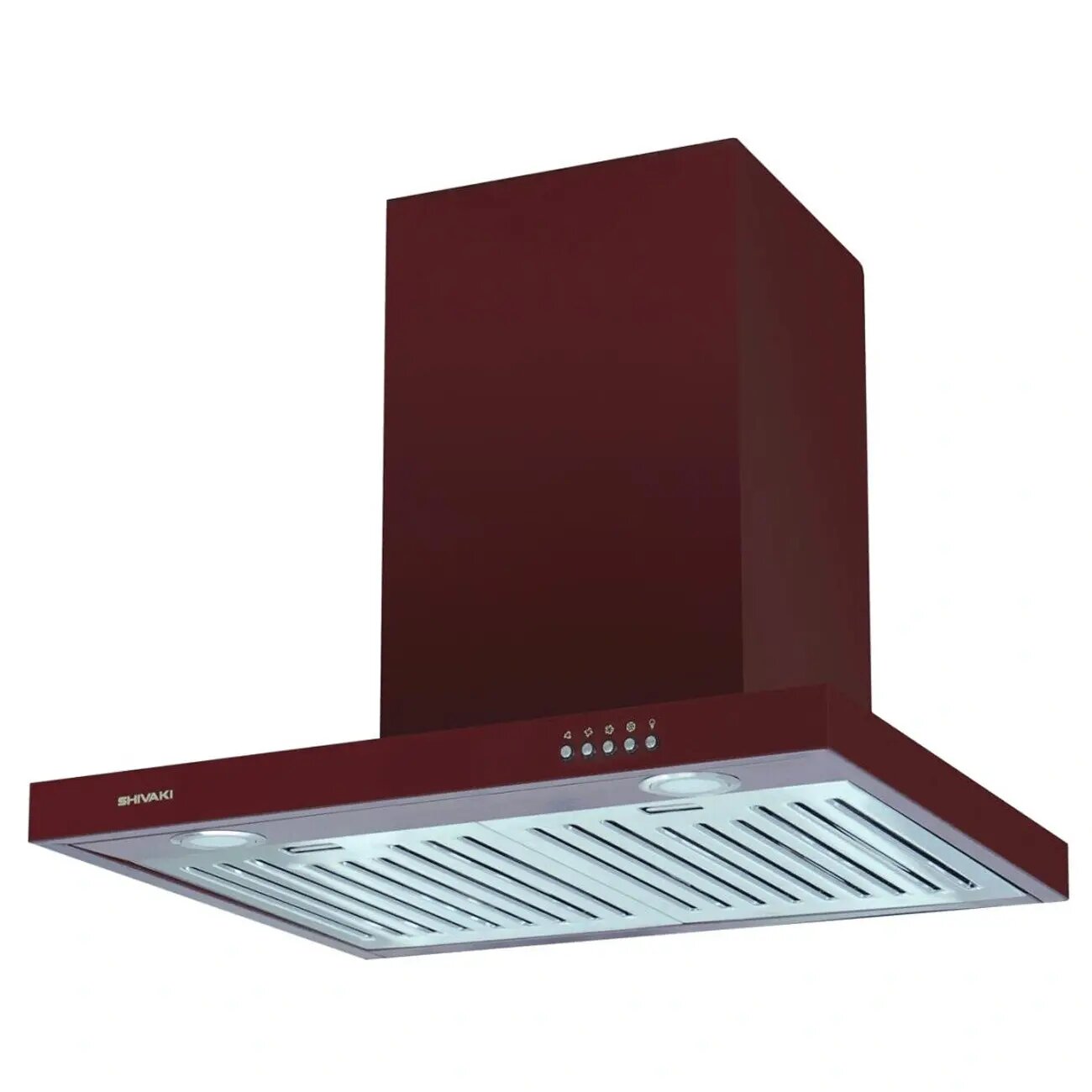 Вытяжка Shivaki 1460 T SHAPE коричневая, Узбекистан, 1 г, 210 Вт, Металл, 59.5 см