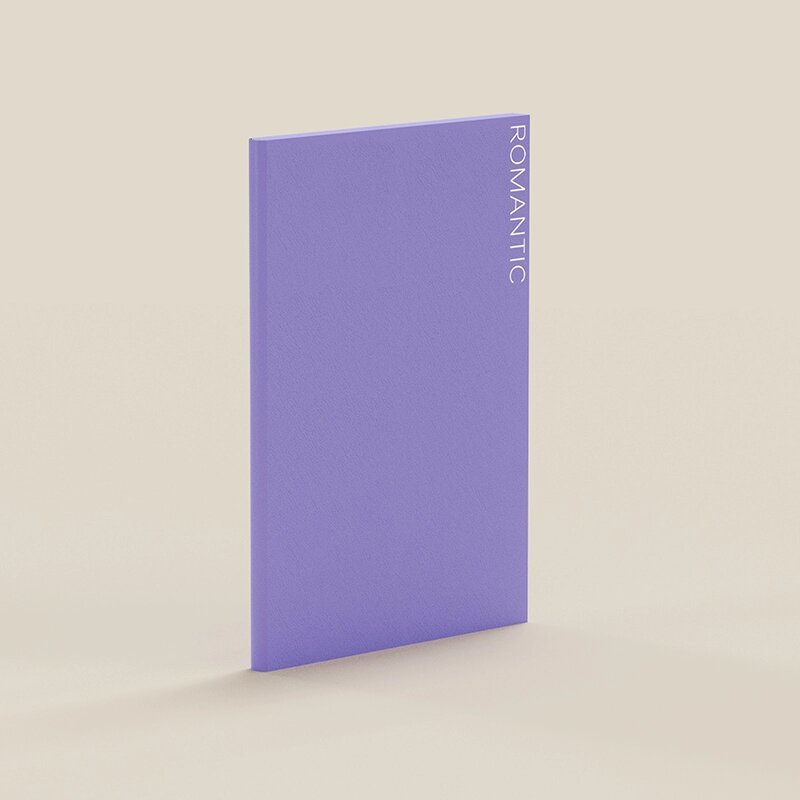 Романтик А5 мягкая кожаная записная книжка с линованной бумагой, 100г/м2, не выцветает при письме пером, любовная