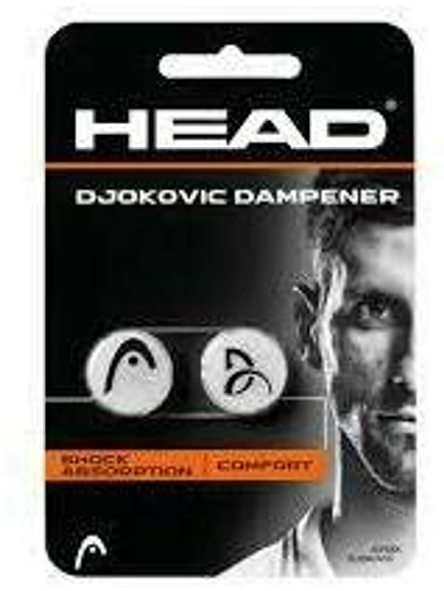 Виброгасители Head Djokovic Dampener 2 pcs Pack Унисекс 285704-WH WH
