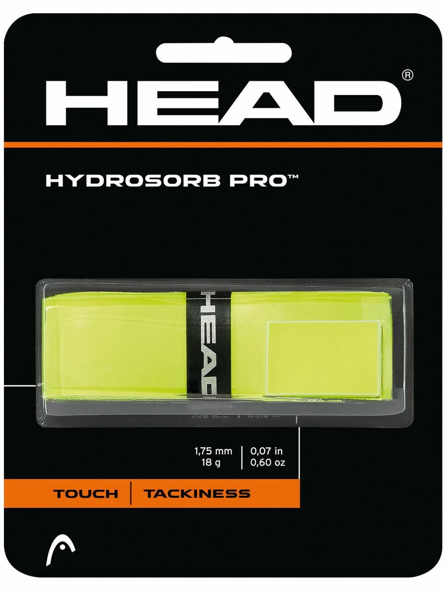 Базовый Грип Head Hydrosorb Pro 285303-Yw Yw Лимонный Унисекс Большой теннис 100% полиэстер