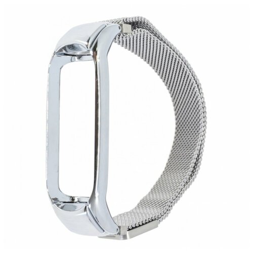 Ремешок для Xiaomi Mi Band 3 / Mi Band 4 Milanese Loop (металл) серебро