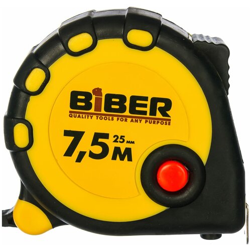 Рулетка Biber 40094 Standart 7,5 м/25 мм