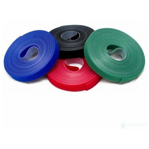 Hyperline WASNR-5x25-GN Лента (липучка) в рулоне ширина 25 мм длина 5 м зеленая