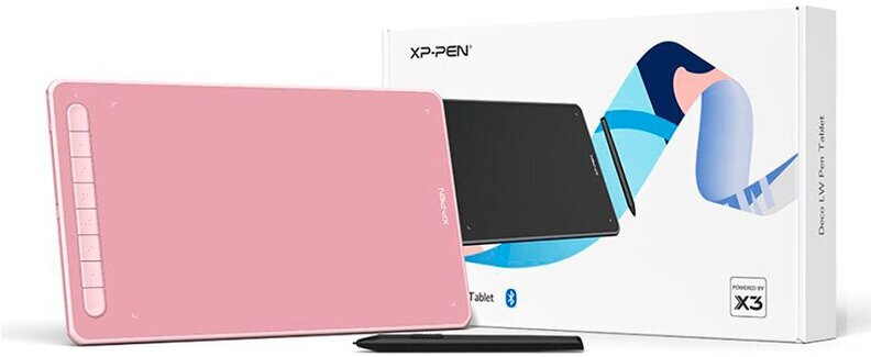 Графический планшет XP-PEN Deco LW Pink IT1060B_PK