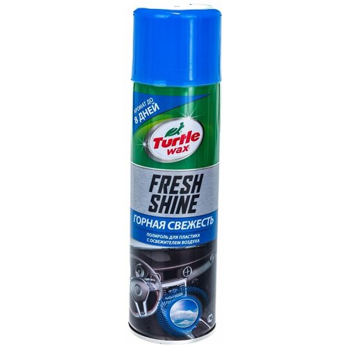 Turtle Wax Полироль для пластика с освежителем воздуха горная свежесть FRESH SHINE OUTDOOR 500ML 53008