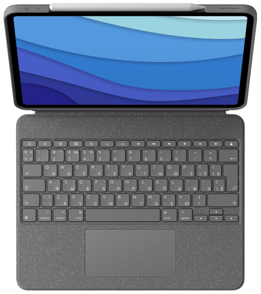 Чехол для iPad Pro 129 (2021) Logitech Keyboard Combo Touch Black