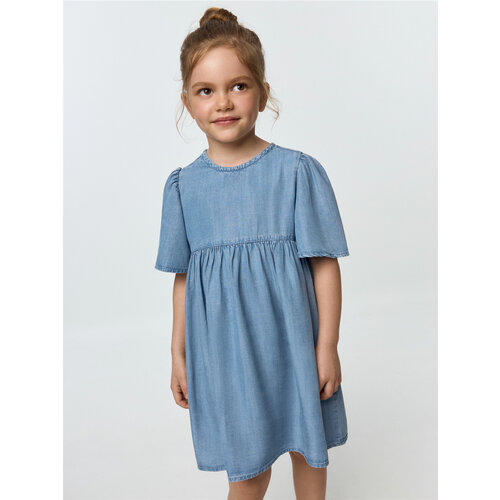 Платье Sela, размер 104, синий джинсовое платье dress american eagle индиго