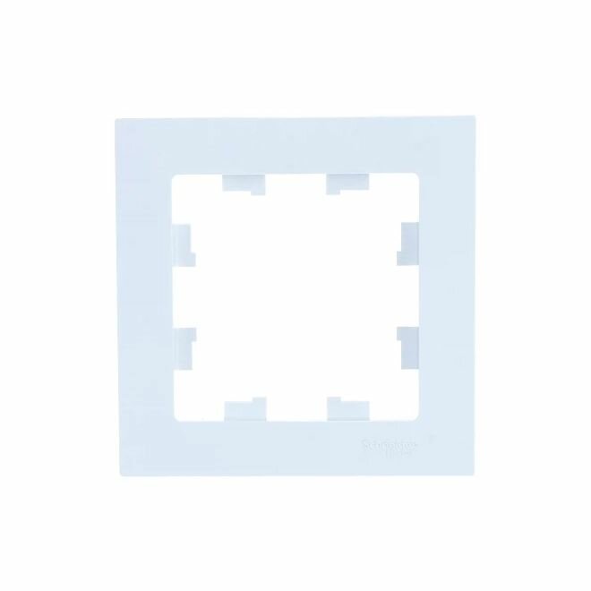 Рамка SE AtlasDesign, 1 пост, универсальная, белая, ATN000101 - фотография № 4