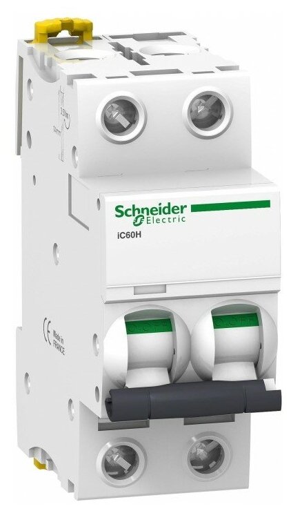 Автоматический выключатель 2-полюсный Schneider Electric Acti 9 iC60H D 2A