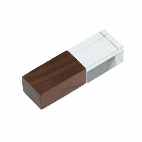 Флешка E 310 Dark Wood, 16 ГБ, USB20, чт до 25 Мб/с, зап до 15 Мб/с, кристалл в тeмном дереве