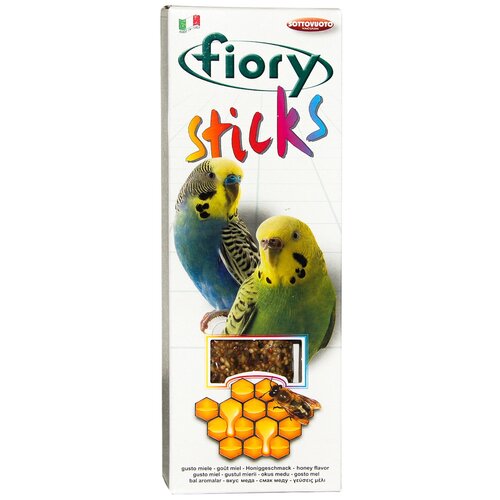 FIORY палочки для попугаев Sticks с медом 2х30 г