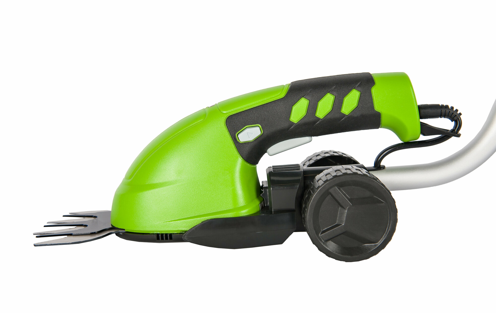 Садовые ножницы аккумуляторные Greenworks Арт. 1600207, 3,6V со встроенным аккумулятором 2 Aч и телескопической ручкой