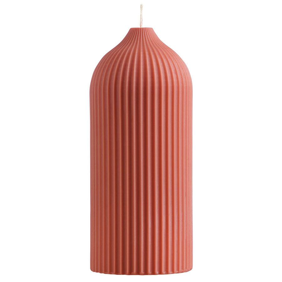 Свеча декоративная 16,5 см Tkano Edge бежево-розовый - фото №14