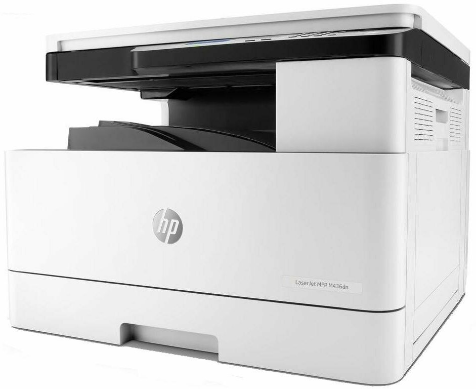 МФУ лазерный HP LaserJet Pro M438n, A3, лазерный, белый [8af43a] - фото №6