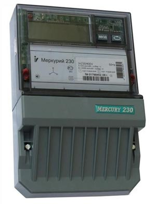 Счетчик Меркурий - 230 AR-03 R 5-7,5А 380В RS485 ЖКИ шкаф + подбор трансформатора тока