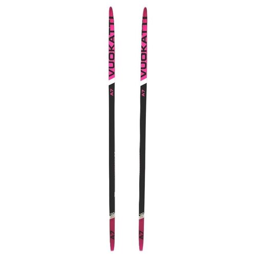 фото Лыжи беговые 190 см vuokatti wax black/magenta novasport