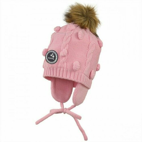 Вязаная шапка для малышей Macy W21-22 Cветло-розовый