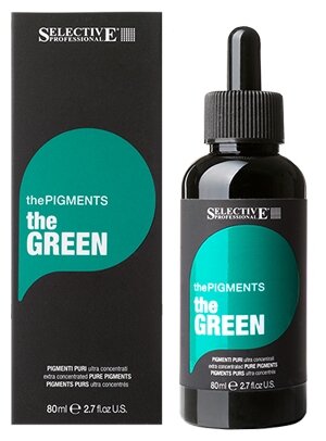 Selective, Ультраконцентрированный чистый пигмент thePIGMENTS the GREEN, 80 мл