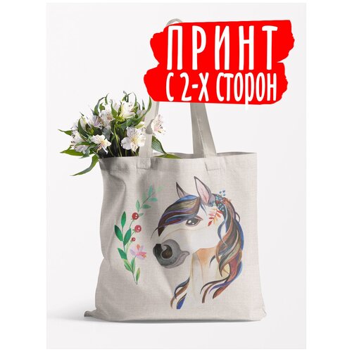 фото Сумка-шоппер зайка в травке luminous