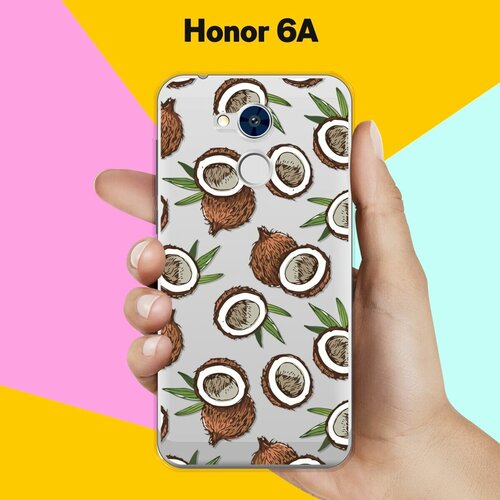 Силиконовый чехол на Honor 6A Кокосы / для Хонор 6А силиконовый чехол на honor 6a хонор 6а лёд