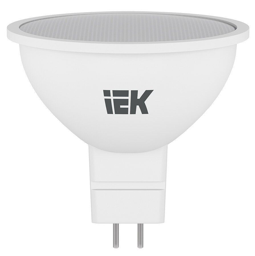 Лампа светодиодная LED софит 5W GU5.3 450Лм 3000К 220V (IEK), арт. LLE-MR16-5-230-30-GU5