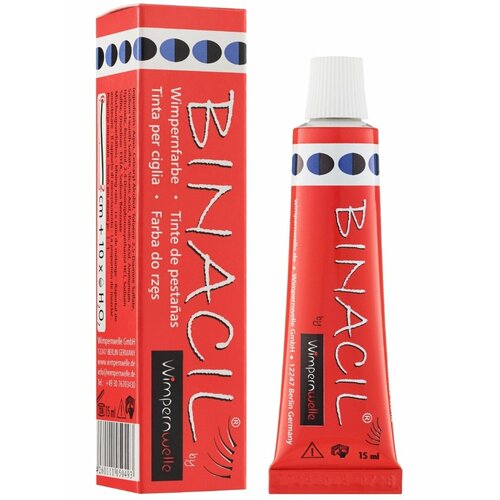 BINACIL краска для бровей и ресниц Иссиня-Черная