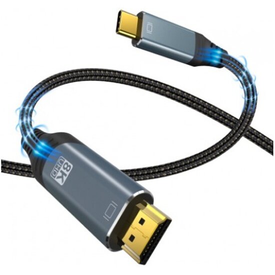 Кабель-переходник Ks-is 8K USB Type C в HDMI (KS-792) 2м