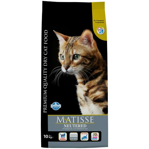 Сухой корм для стерилизованных кошек Farmina Matisse Neutered, с курицей 10 кг