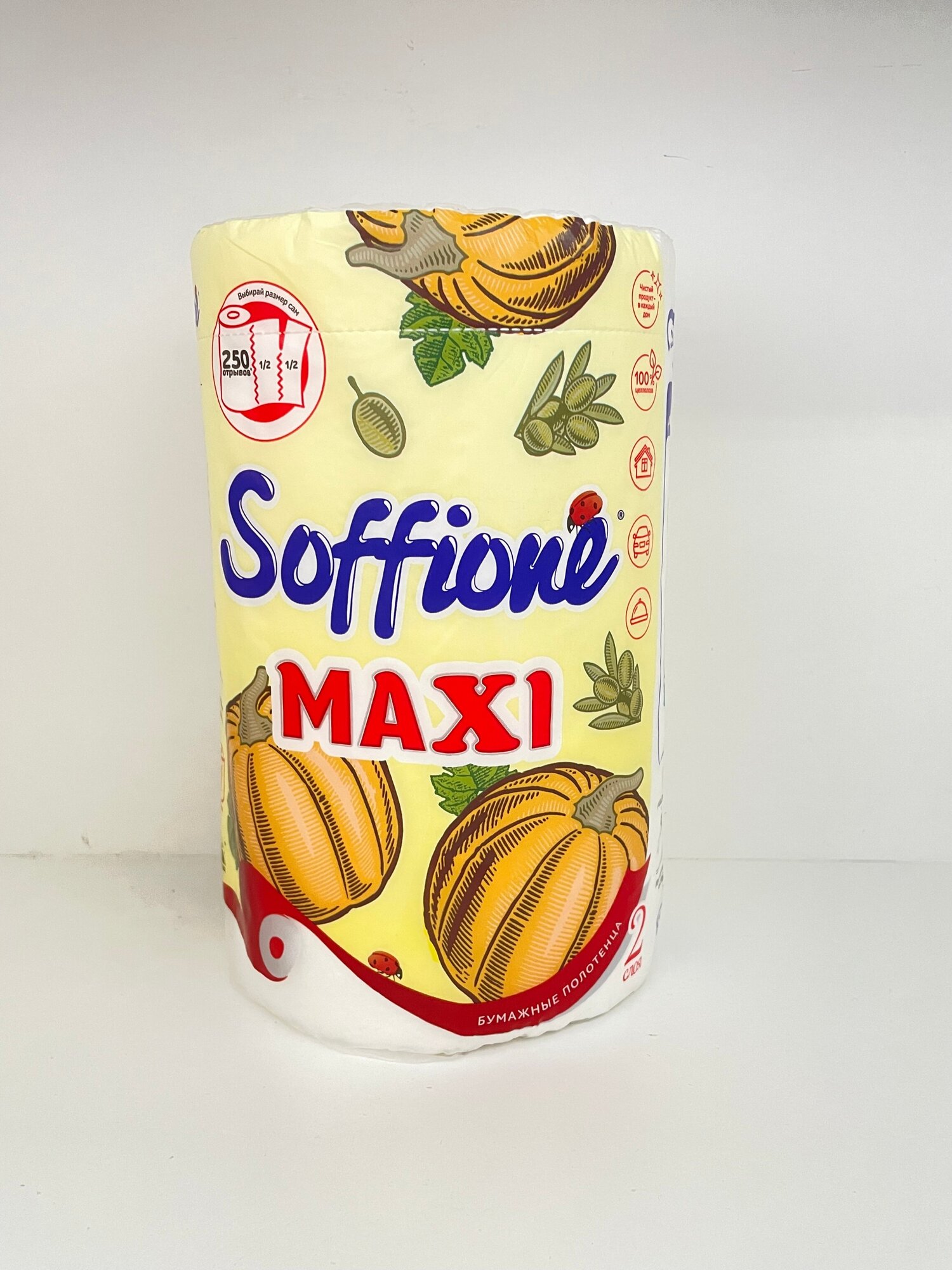 Бумажные полотенца Soffione Maxi 2 слоя Архбум тиссью групп - фото №11
