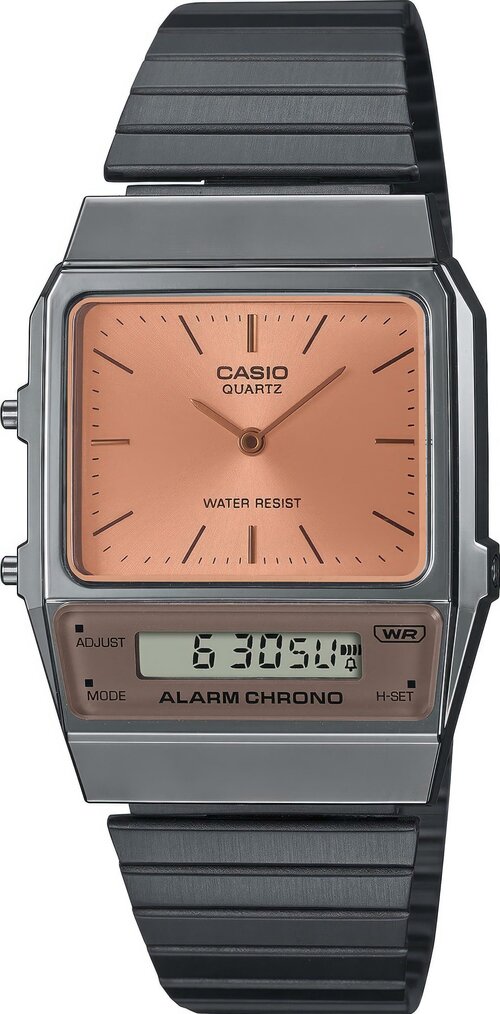 Наручные часы CASIO Vintage, розовый, серый