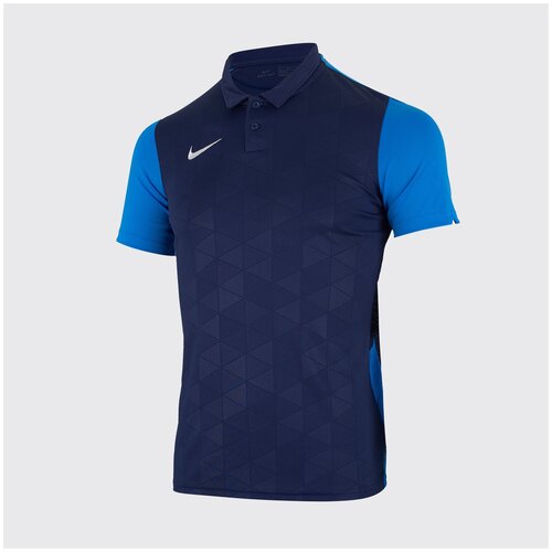 Футболка игровая подростковая Nike Trophy IV BV6749-410, р-р 147-158 см, Темно-синий