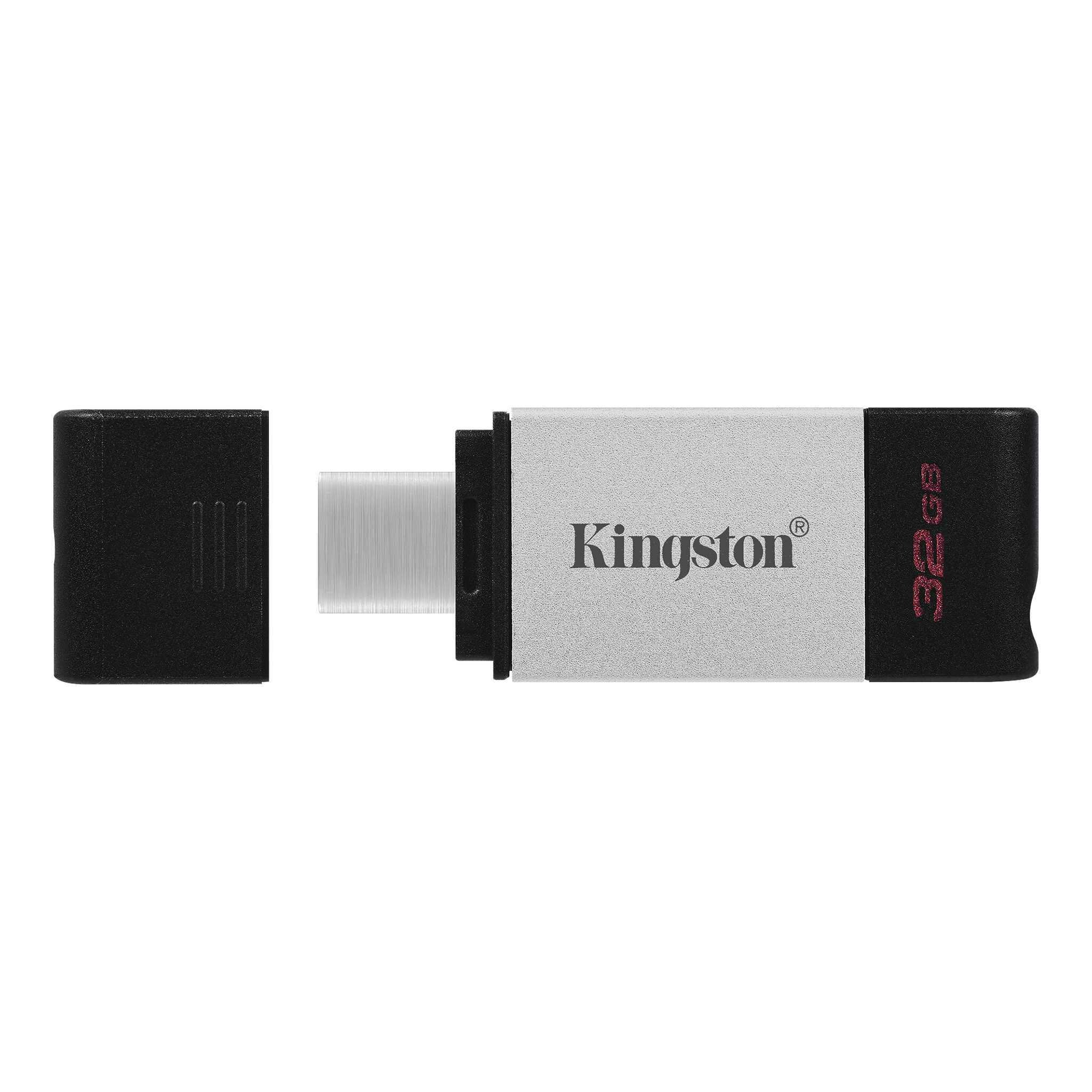 Флешка USB KINGSTON DataTraveler 80 32ГБ, USB3.0, черный - фото №11