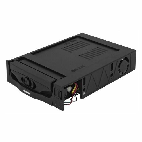 Mobile rack (салазки) для HDD AgeStar MR3-SATA(SW)-1F, черный