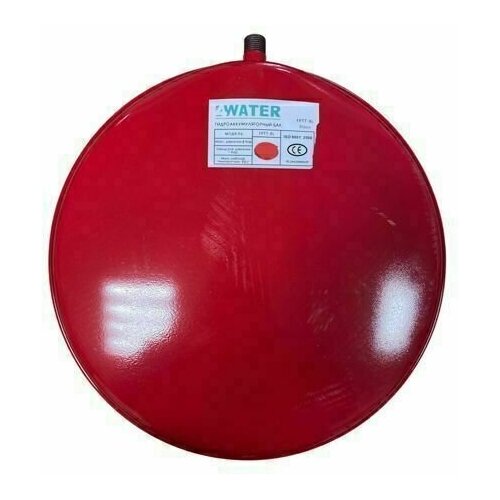 Бак расширительный мембранный, плоский, для отопительных систем 8л. 4WATER FPTT-8L, цвет красный, 1/2