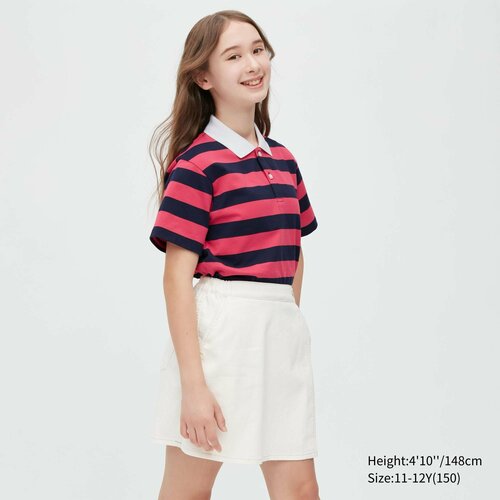 Поло Uniqlo, размер 11-12Y(150), красный