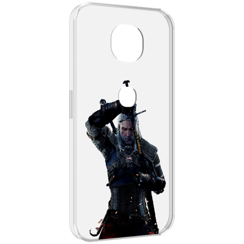 Чехол MyPads The-Witcher-3-Ведьмак для Motorola Moto G5S (XT1799-2) задняя-панель-накладка-бампер