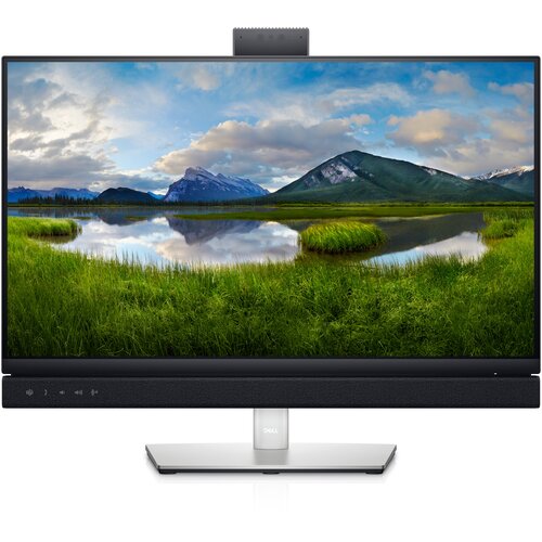 23.8 Монитор DELL C2422HE, 1920x1080, 60 Гц, IPS, черный/серебристый 23 монитор hp elitedisplay e233 1920x1080 60 гц ips серебристый черный