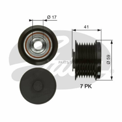 GATES OAP7078 Обгонная муфта генератора DriveAlign®