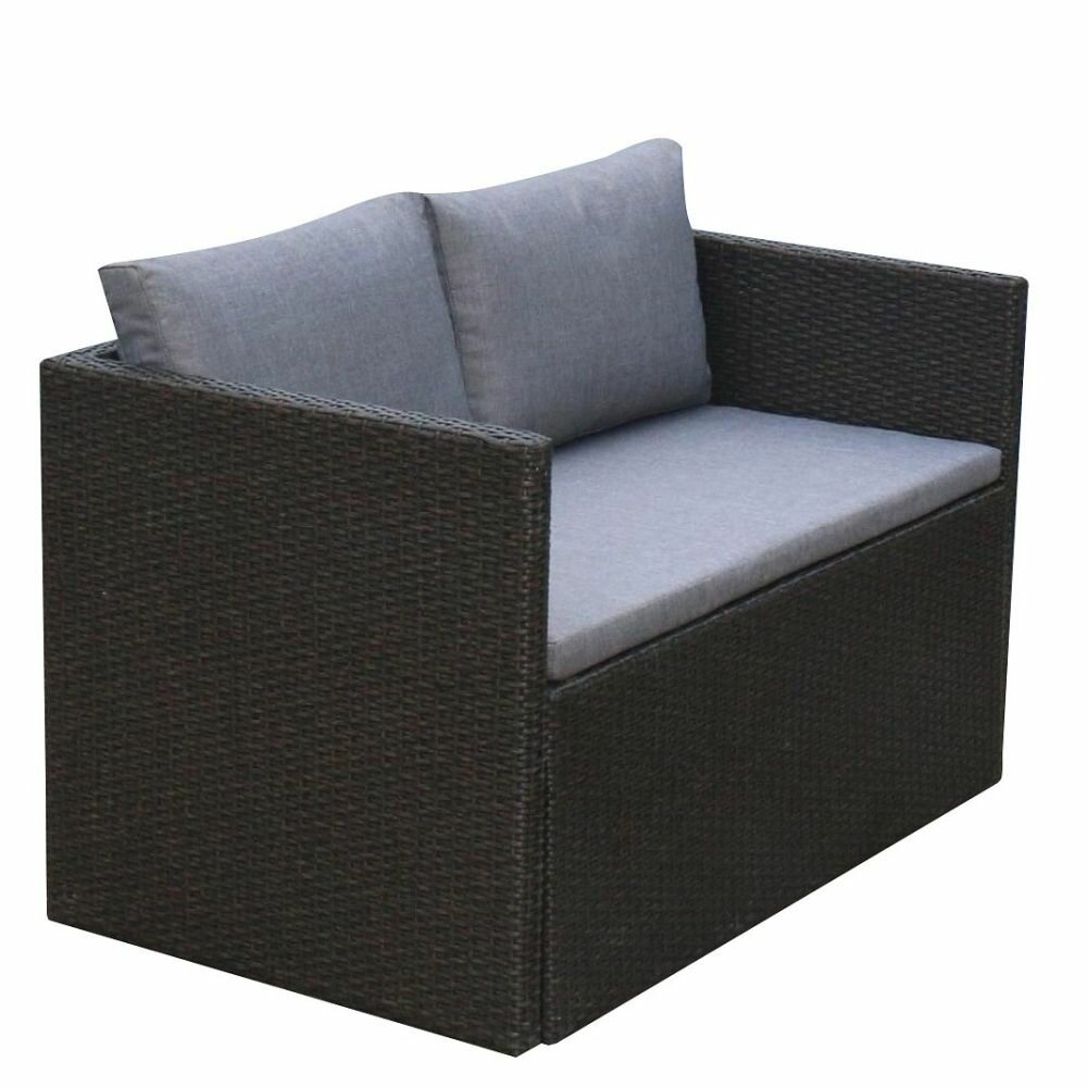 Плетеный диван-трансформер Афина S330A-W63 Brown
