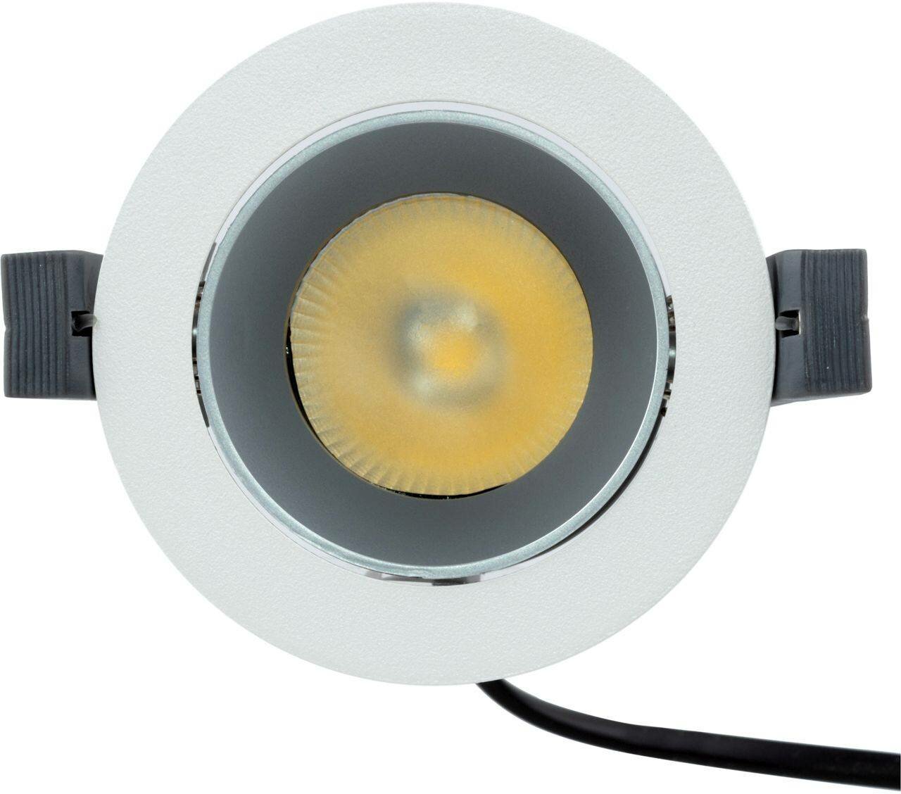 Светильник встраиваемый поворотный REXANT Horeca Dark Light с антиослепляющим эффектом 12 Вт 4000 К LED SILVER Артикул 615-1003 - фотография № 3