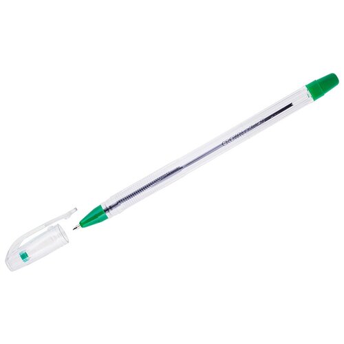 CROWN Ручка шариковая Oil Jell OJ-500B 0.7 мм OJ-500B зеленый