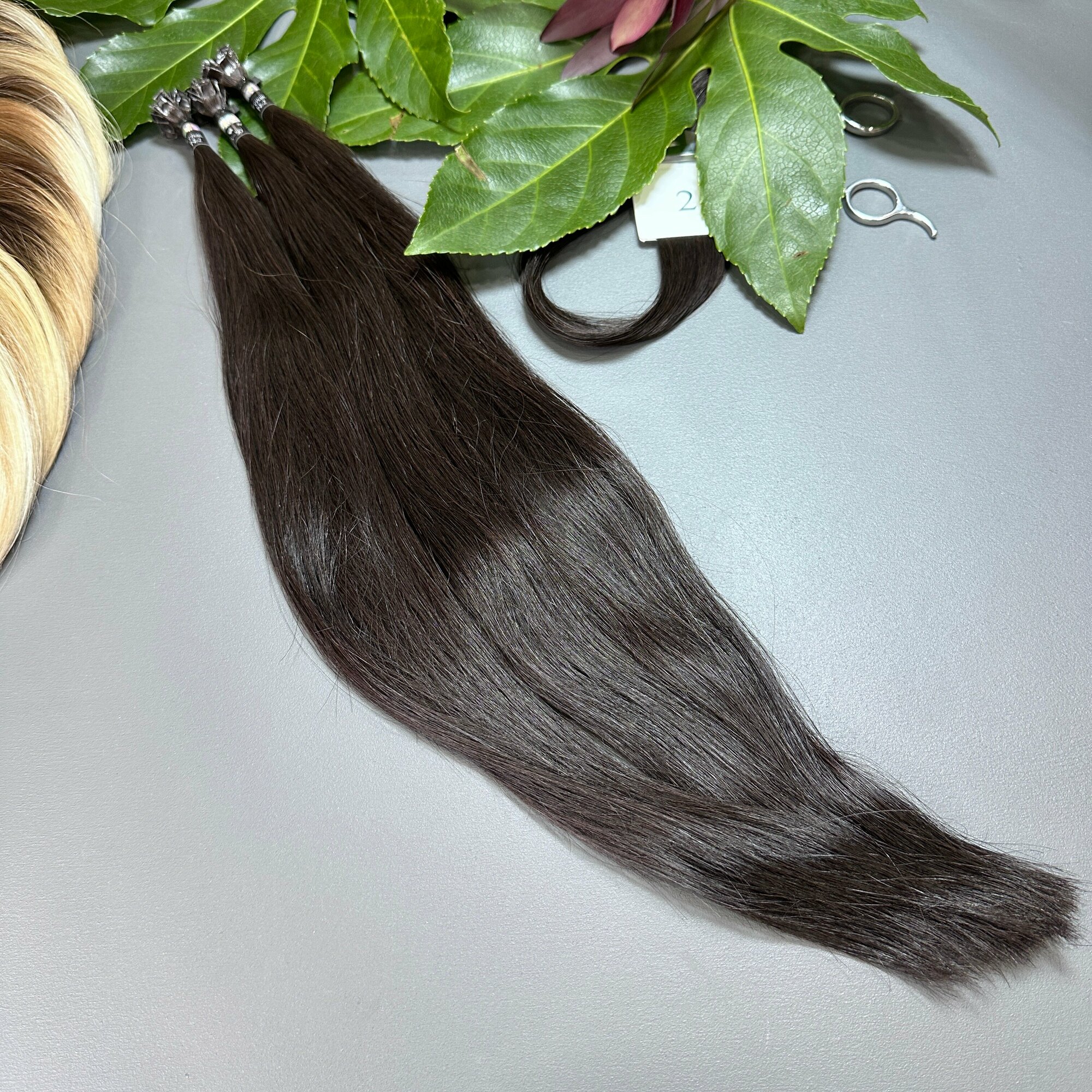 Волосы Belli Capelli славянские стандарт на классической капсуле 45 см №2 (25 капсул)