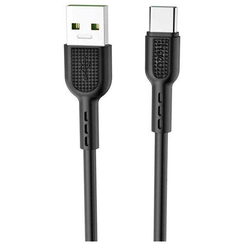 Кабель Hoco X33 Surge USB-Type-C 5A 1 метр черный кабель gogadget powerpipe cb008 66вт usb a type с 1 2 м для быстрой зарядки