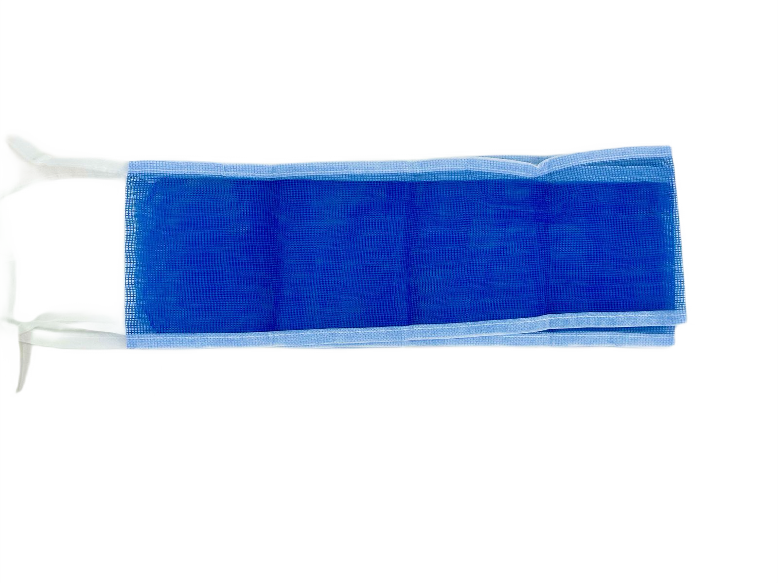 Сетка для настольного тенниса 12 см х 150 см синяя с металлическими креплениями
