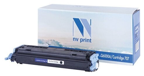 Картридж лазерный NV PRINT (NV-Q6000A) для HP ColorLaserJet CM1015/2600, черный, ресурс 2500 стр.
